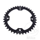 Corona Aluminio 38D Paso 520 Negra | Motos Camaral