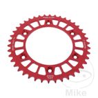 Corona Aluminio JT 42 Dientes Paso 520 Roja | Motos Camaral