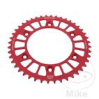 Corona Aluminio JT 44 Dientes Paso 520 Roja | Motos Camaral