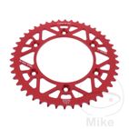 Corona Aluminio JT 46D Paso 520 Roja | Motos Camaral