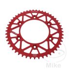 Corona Aluminio JT 49 Dientes Paso 520 Roja | Motos Camaral