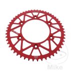 Corona Aluminio JT 52 Dientes Paso 520 Roja | Motos Camaral
