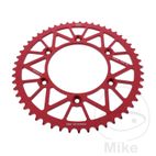 Corona Aluminio JT 53 Dientes Paso 520 Roja | Motos Camaral