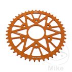 Corona Aluminio 45D Paso 520 Naranja | Motos Camaral
