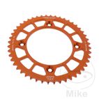 Corona Aluminio JT 48 Dientes Paso 428 Naranja | Motos Camaral