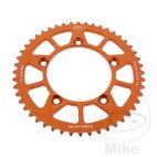 Corona Aluminio JT 48 Dientes Paso 420 Naranja | Motos Camaral