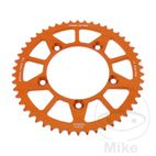 Corona Aluminio JT 50 Dientes Paso 420 Naranja | Motos Camaral
