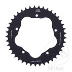 Corona Aluminio 41D Paso 525 Negra | Motos Camaral