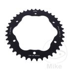 Corona Aluminio 39D Paso 520 Negra | Motos Camaral