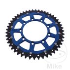 Corona Dual ZF 48 Dientes Paso 520 Azul | Motos Camaral
