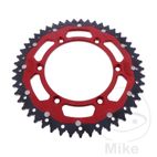 Corona Dual ZF 49 Dientes Paso 520 Rojo | Motos Camaral