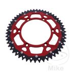 Corona dual ZF 52D Paso 520 Rojo | Motos Camaral