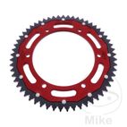 Corona Dual ZF 57 Dientes Paso 428 Roja | Motos Camaral