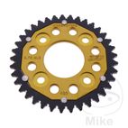 Corona ZF Dual 37 Dientes Paso 420 Dorada | Motos Camaral