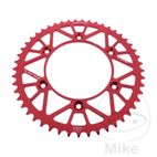 Corona Aluminio JT 49 Dientes Paso 520 Roja | Motos Camaral