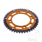 Corona Dual ZF 46 Dientes Paso 420 Naranja | Motos Camaral