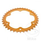 Corona Esjot Aluminio Naranja 38D Paso 525 | Motos Camaral