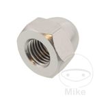 Tuerca Corona Sombrerete JMP M10x1.25 Plata | Motos Camaral