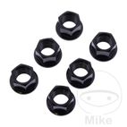 Juego Tuercas Corona JMP M10x1.00 Inox Negro | Motos Camaral