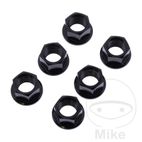 Juego Tuercas Corona JMP M12x1.25 Inox V4A Negro | Motos Camaral