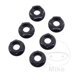 Juego Tuercas Corona JMP M8x1.25mm Inox V4A Negro | Motos Camaral