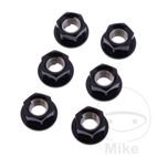 Juego Tuercas Corona JMP M8x1.25 Alu Racing Negro | Motos Camaral