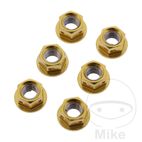Juego Tuercas Corona JMP M8x1.25 Alu Racing Dorado | Motos Camaral