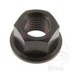 Tuerca Corona M10 x 1.00 mm Titanio Negro | Motos Camaral