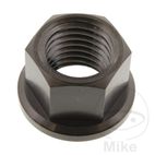 Tuerca corona M12X1.5 titan negro | Motos Camaral