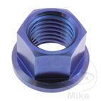 Tuerca corona JMP Bolt M12X1.5 titan azul | Motos Camaral