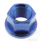 Tuerca para corona JMP Bolt M12x1.25mm titan azul | Motos Camaral