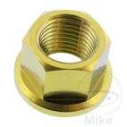 Tuerca para Corona JMP M12x1.25 Titan Dorado | Motos Camaral