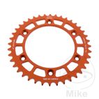 Corona JT Aluminio 40 Dientes Paso 520 Naranja | Motos Camaral