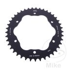 Corona Aluminio 41D Paso 520 Negra Soporte 7585029 | Motos Camaral