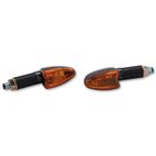 Intermitente HIGHSIDER smart Arrow Mini - cristal naranja - homologado E - Pareja - motoscamaralweb.com
