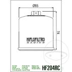 Filtro de Aceite Racing Hiflo para Moto | Motos Camaral