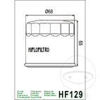 Filtro de Aceite Hiflo para Moto y Maquinaria | Motos Camaral
