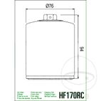 Filtro de Aceite Racing Hiflo de Alto Rendimiento | Motos Camaral