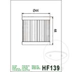 Filtro de Aceite Hiflo Altn 7231200 | Motos Camaral