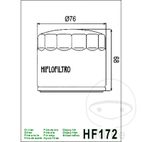 Filtro de Aceite Cromado Hiflo | Recambio Moto | Motos Camaral