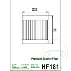 Filtro de Aceite Scooter | Hiflo | Motos Camaral