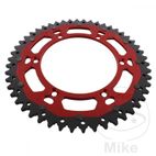 Corona Dual ZF 50 Dientes Paso 520 Roja | Motos Camaral