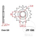 Piñón 12D Paso 520 Engranaje Fino 20/22.2mm | Motos Camaral