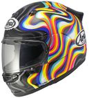 Casco ARAI Quantic Swirl - blanco - motoscamaralweb.com