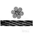 Cuerda de Alambre 4mm x 15m para Cabrestante | Motos Camaral