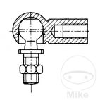 Winkelgelenk para Muelles de Gas | Repuestos Remolque | Motos Camaral