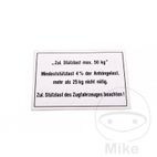 Pata de Apoyo para Remolque 50kg 105x74mm | Motos Camaral