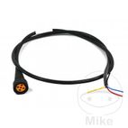 Cable de conexión 5P Izquierdo Amarillo 1m | Aspöck | Motos Camaral