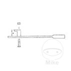 Palanca Freno de Mano Peitz 21 mm 450 mm | Motos Camaral