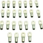 ALL BALLS 1/4 Lug Terminal 4 AWG - 25 pcs - motoscamaralweb.com